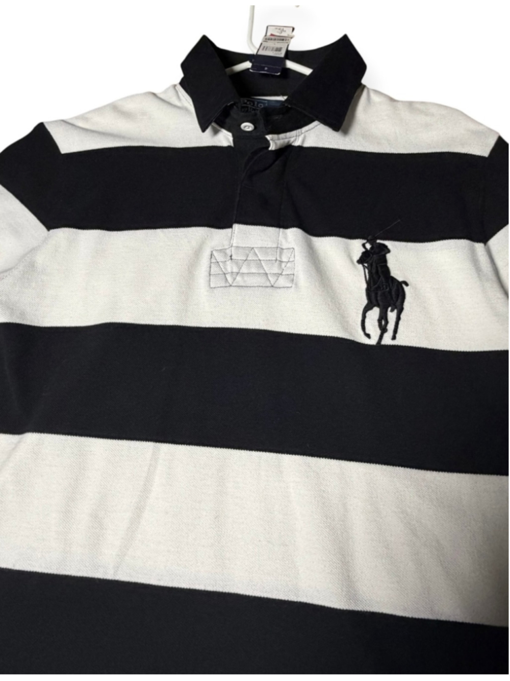 DEADSTOCK Polo Ralph Lauren Big Pony Striped Polo L NWT - Picture 4 of 7